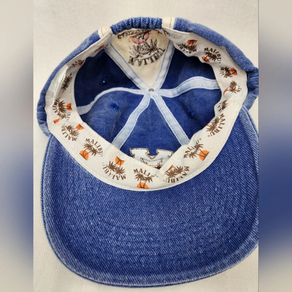 Malibu Rum Vintage Denim Style Promo Hat - Picture 5 of 6